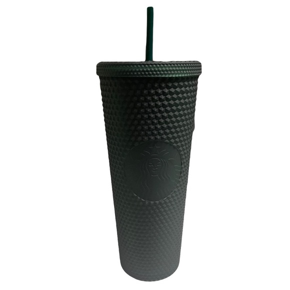 Starbucks Other - Starbucks Matte Green Studded Venti Cold Cup Tumbler
